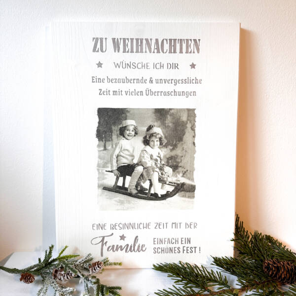 Holzbild A3 Zu Weihnachten – Bild 4