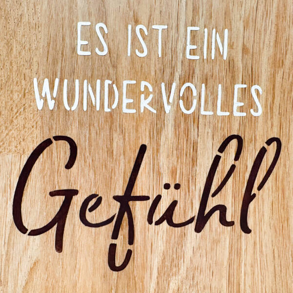 Holzbild Zuhause – Bild 2
