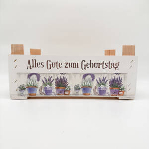 Holzkiste groß Geburtstag