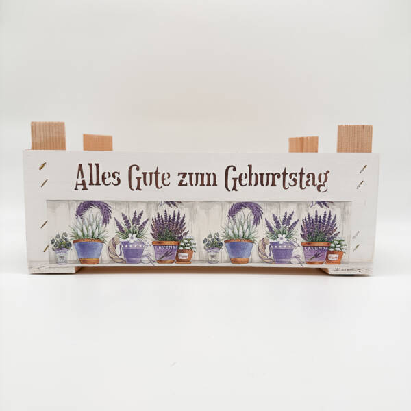 Holzkiste groß Geburtstag