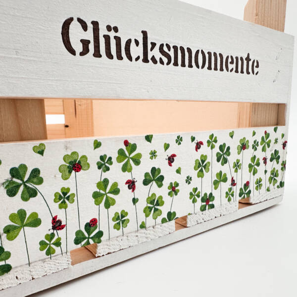 Holzkiste groß Happy Birthday – Bild 3