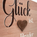 Holzbild Bruder – Bild 2