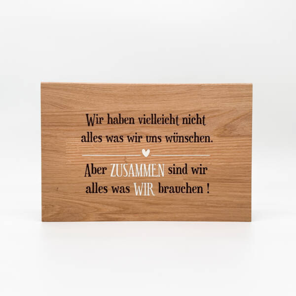 Holzbild Zusammen