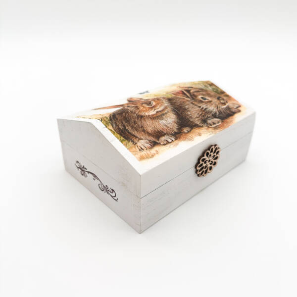 Holzbox Hasen – Bild 4