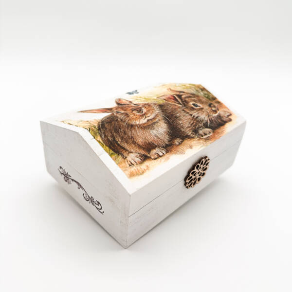 Holzbox Hasen – Bild 2