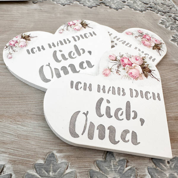 Herz Hab dich lieb, Oma – Bild 3