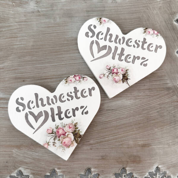 Schwesterherz Rosenmotiv – Bild 2