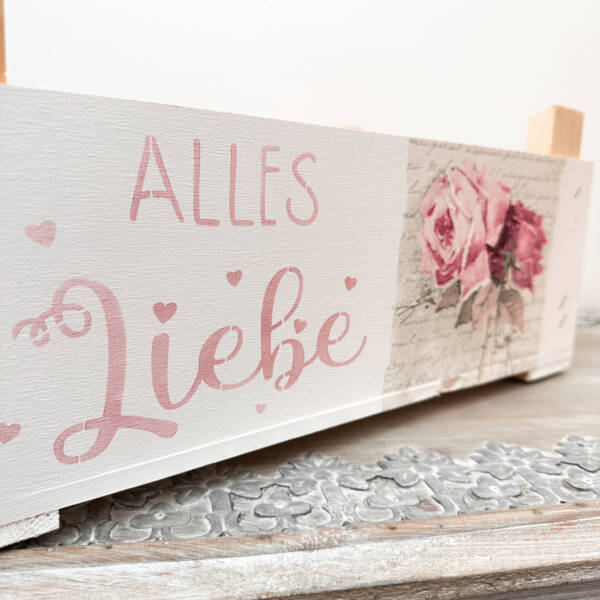 Holzkiste Alles Liebe – Bild 2