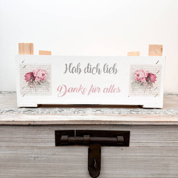 Holzkiste Alles Liebe – Bild 4