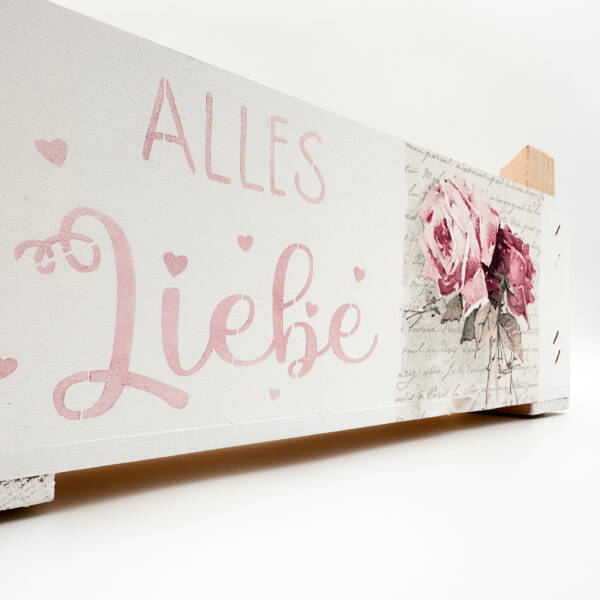 Holzkiste Alles Liebe – Bild 5