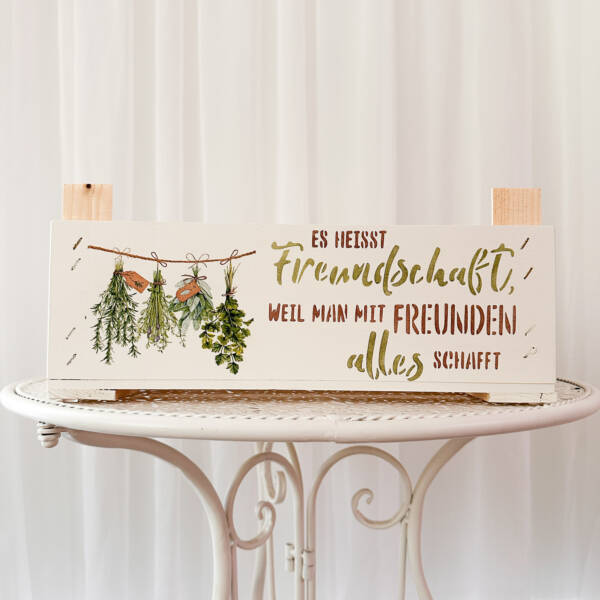 Holzkiste Freundschaft – Bild 2