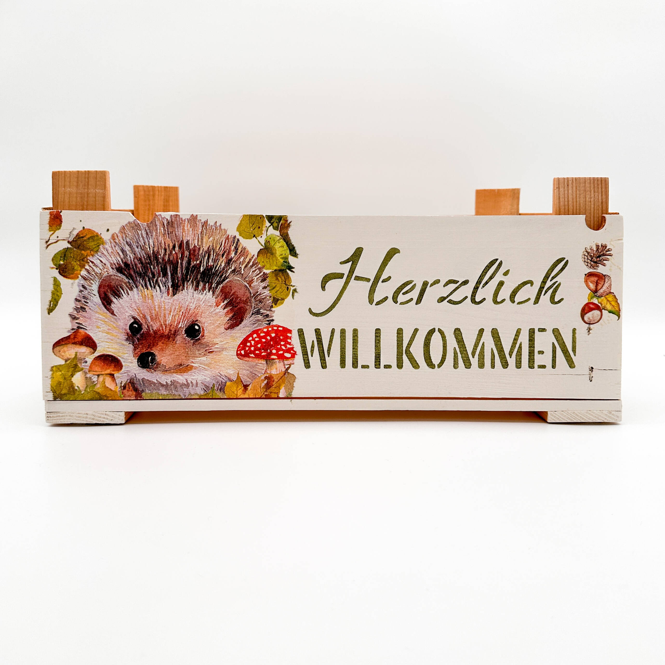 Holzkiste Igel