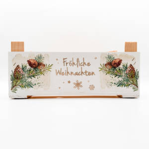 Holzkiste Fröhliche Weihnachten
